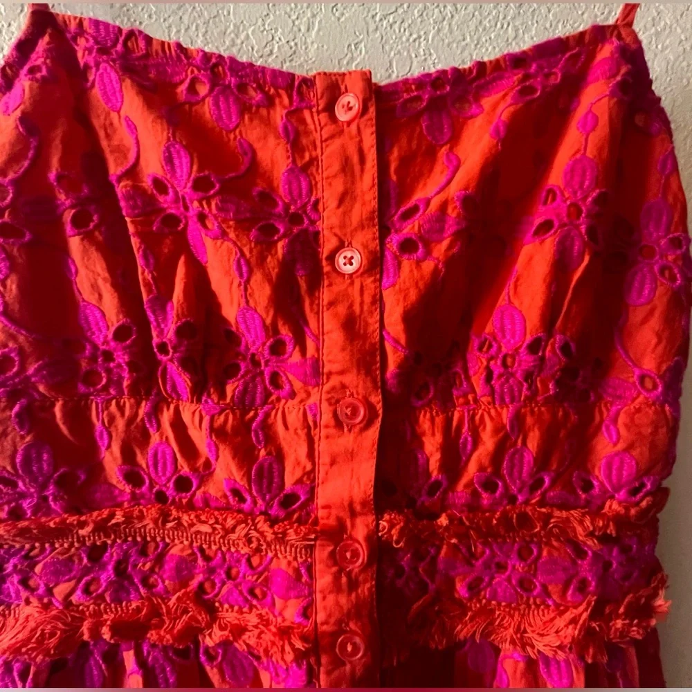 J. Crew Tiered Eyelet Summer Dress - Picture 6 of 11